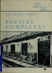 Cover of: Poesías completas by José María Heredia