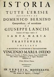 Cover of: Istoria di tutte l'eresie