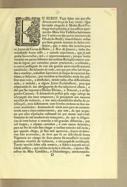 Cover of: Eu Elrey. Faço saber aos que este alvará com força de ley virem: que havendo chegado á minha real presença multiplicadas, e successivas queixas dos meus fiéis vassallos habitantes nos territorios das partes interiores do estado do Brasil ..