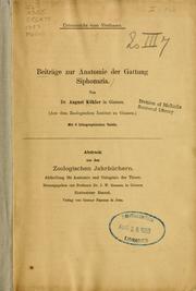 Cover of: Beiträge zur Anatomie der Gattung Siphonaria