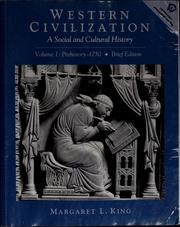 Cover of: Western civilization: a social and cultural history