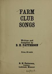 Cover of: Farm club songs | Bosa Harvey Bailey Patterson