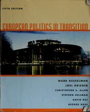 Cover of: European politics in transition
