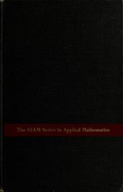 Cover of: Error propagation for difference methods.