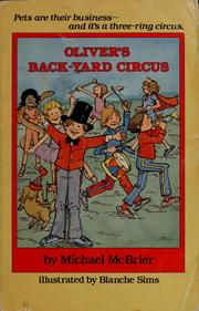 Cover of: Oliver's back-yard circus