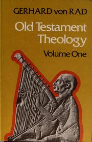 Cover of: Old Testament theology by Gerhard von Rad