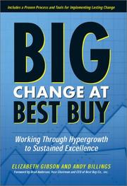 Cover of: Big change at Best Buy by Elizabeth Gibson