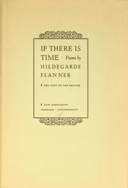 Cover of: If there is time: poems