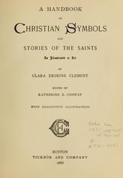 Cover of: A handbook of Christian symbols and stories of the saints as illustrated in art