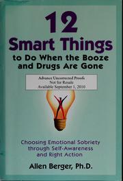 Cover of: 12 smart things to do when the booze and drugs are gone by Allen Berger, Allen Berger