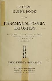 Official guide book of the Panama-California exposition by Panama-California Exposition Commission.