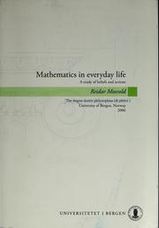 Cover of: Mathematics in everyday life | Reidar Mosvold