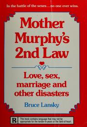 Cover of: Mother Murphy's 2nd law: love, sex, marriage, and other disasters