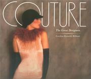 Cover of: Couture, the great designers by Caroline Rennolds Milbank