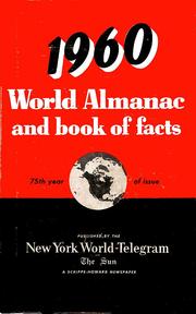 Cover of: World Almanac and Book of Facts 1960