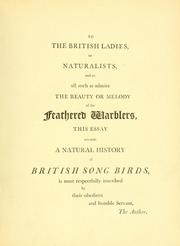 Cover of: Harmonia ruralis, or, An essay towards a natural history of British song birds by Bolton, James
