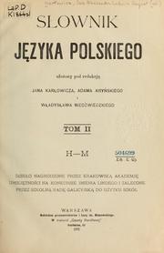 Cover of: Słownik języka polskiego