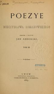 Cover of: Poezye