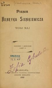Cover of: Pisma Henryka Sienkiewicza