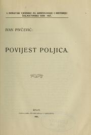 Cover of: Povijest Poljica by Ivan Pivčević