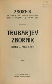 Cover of: Trubarjev zbornik