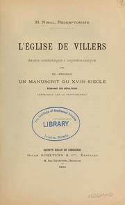 L'Église de Villers by H. Nimal