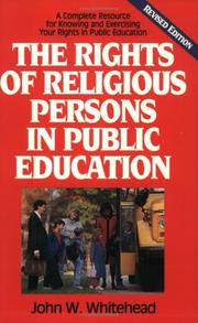Cover of: The rights of religious persons in public education