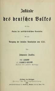 Cover of: Geschichte des deutschen Volkes seit dem Ausgang des Mittelalters
