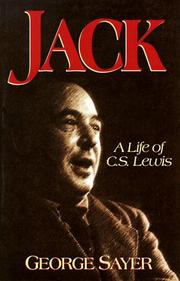 Cover of: Jack: a life of C.S. Lewis