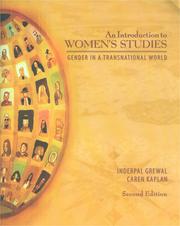 Cover of: An introduction to women's studies by Inderpal Grewal, Caren Kaplan
