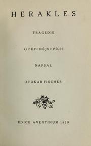 Cover of: Herakles: tragedie o pěti dějstvích