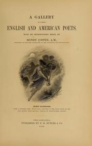 Cover of: A gallery of famous English and American poets.