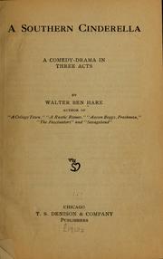Cover of: A southern Cinderella by Walter Ben Hare