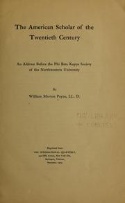 Cover of: The American schooling of the 20th century | Wm Payne