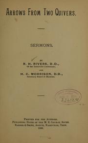 Cover of: Arrows from two quivers: sermons