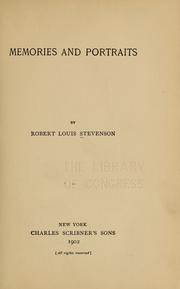 Cover of: Memories and portraits by Robert Louis Stevenson