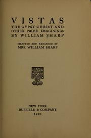 Cover of: Vistas, The Gypsy Christ by Sharp, William