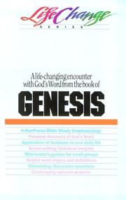 Cover of: Genesis (Lifechange Series) by Nav Press, Navigator