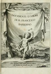 Documenti d'amore by Francesco da Barberino
