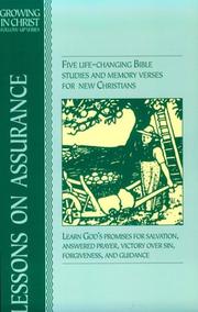 Cover of: Lessons on Assurance by Navigators