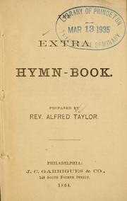 Cover of: Extra hymn-book