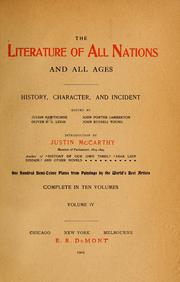 Cover of: The literature of all nations and all ages by Julian Hawthorne