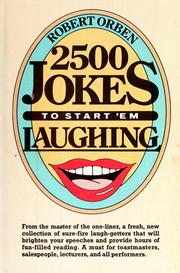 Cover of: 2500 jokes to start 'em laughing by Robert Orben