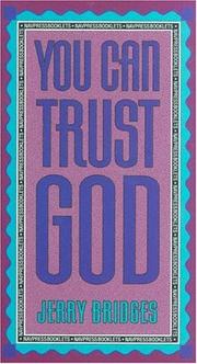 Cover of: You Can Trust God