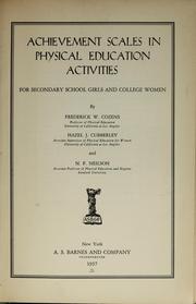 Cover of: Achievement scales in physical education activities for secondary school girls and college women