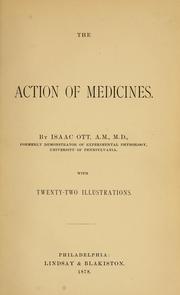 Cover of: The action of medicines