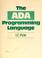 Cover of: The Ada programming language