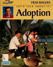 Cover of: Adoption | Fred Rogers