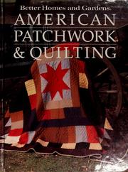 Cover of: American patchwork & quilting. by 
