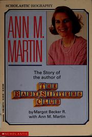 Cover of: Ann M. Martin by Margot R. Becker